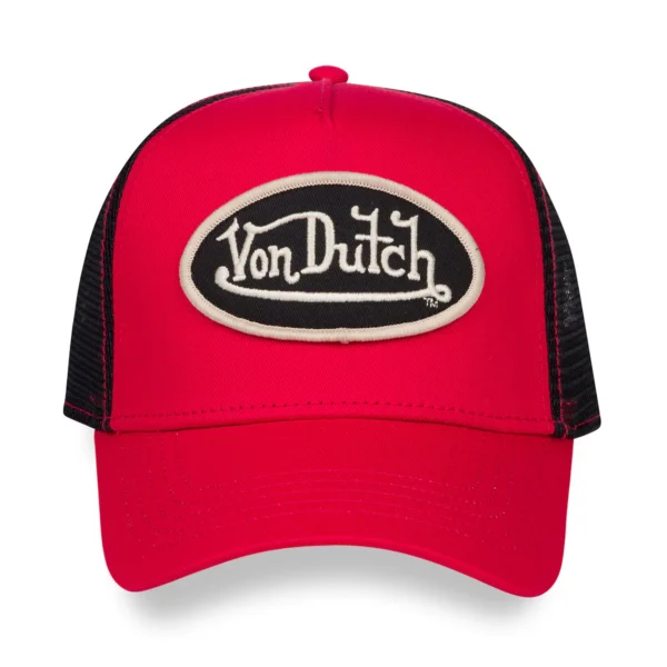 Von Dutch Red, Off-White & Black Hat